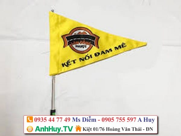 Cờ Cầm Tay Du Lịch Tour Guide Hand Held Flag 0935447749 Xuân Diễm