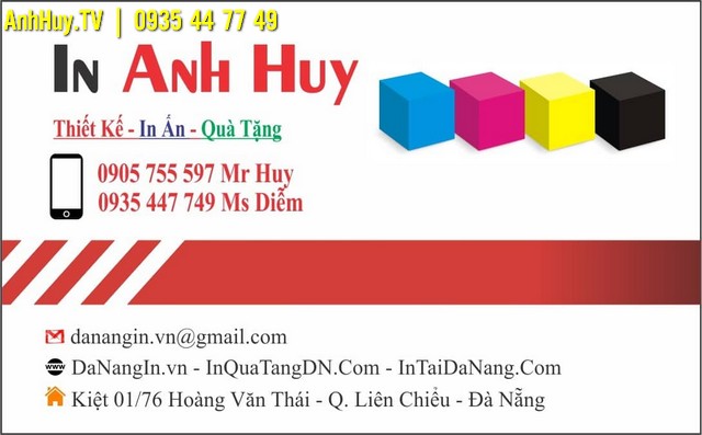 Xưởng In Đà Nẵng Quảng Cáo Anh Huy TV 0935447749