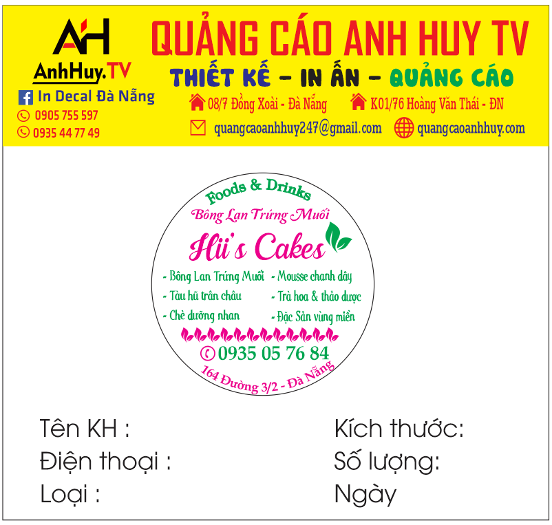 Tổng hợp địa điểm bán ăn vặt food drink bông lan trứng muối Hii Cakes tại Đà Nẵng